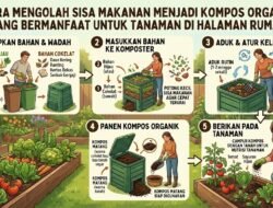Cara Mengolah Sisa Makanan Menjadi Kompos Organik yang Bermanfaat Untuk Tanaman di Halaman Rumah