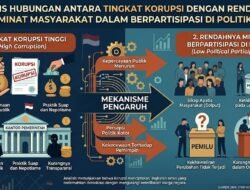 Analisis Hubungan Antara Tingkat Korupsi dengan Rendahnya Minat Masyarakat dalam Berpartisipasi di Politik